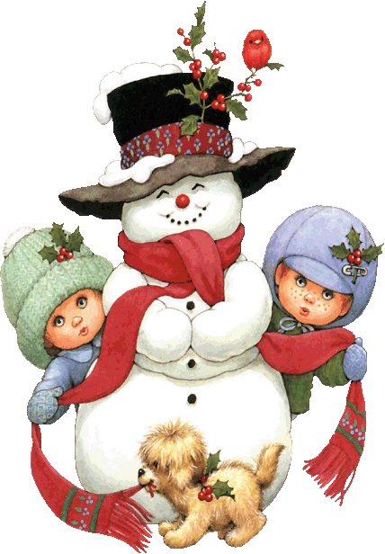 Снеговик - новый год, рождество, зима, снеговик - оригинал