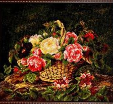 Оригинал схемы вышивки «цветы» (№186805)