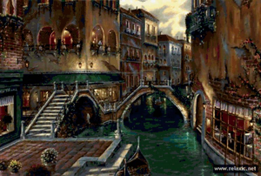Венеция - город, дом, река, лодка - предпросмотр