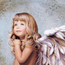 Оригинал схемы вышивки «ангелочек» (№189013)