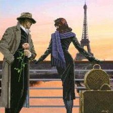Оригинал схемы вышивки «Love in Paris» (№189064)