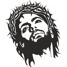Оригинал схемы вышивки «Иисус» (№189231)