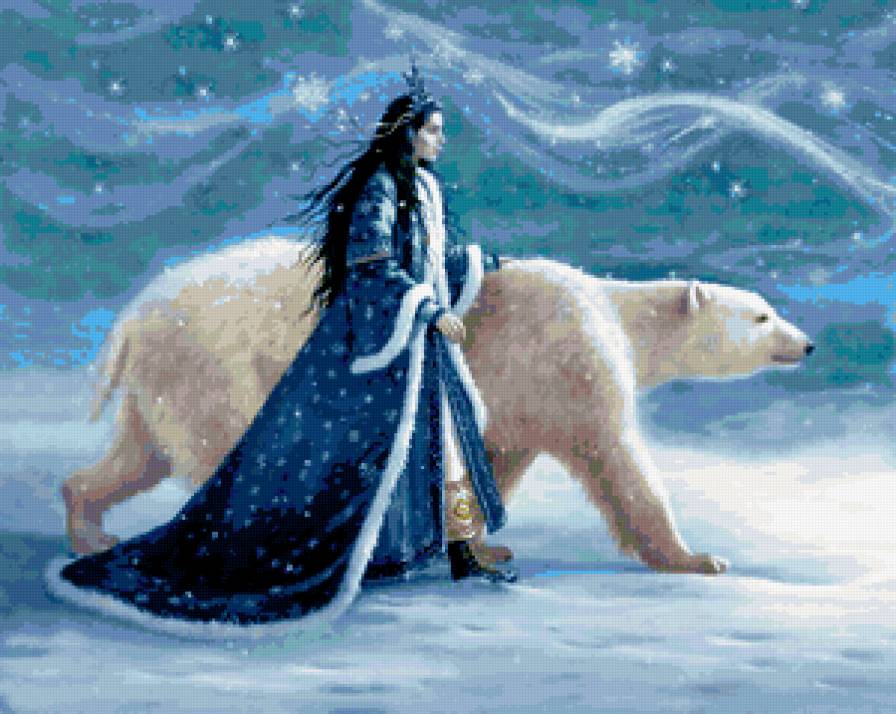 Снежная королева - женские образы, картина, сказка - предпросмотр