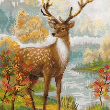 Схема вышивки «The Deer»