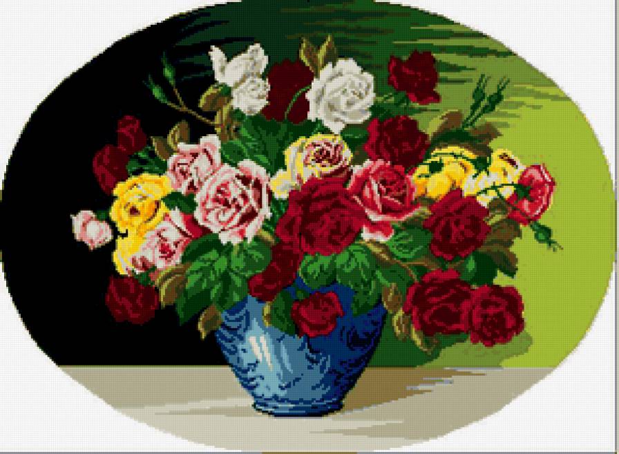 №191653 - розы, цветы, букет - предпросмотр