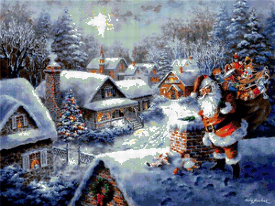 новый год - сказка, праздник, дед мороз, чудо, новый год, зима - предпросмотр