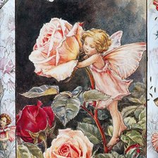 Оригинал схемы вышивки «Маленькая фея» (№192448)