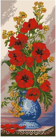 №192881 - маки, цветы, пано - оригинал