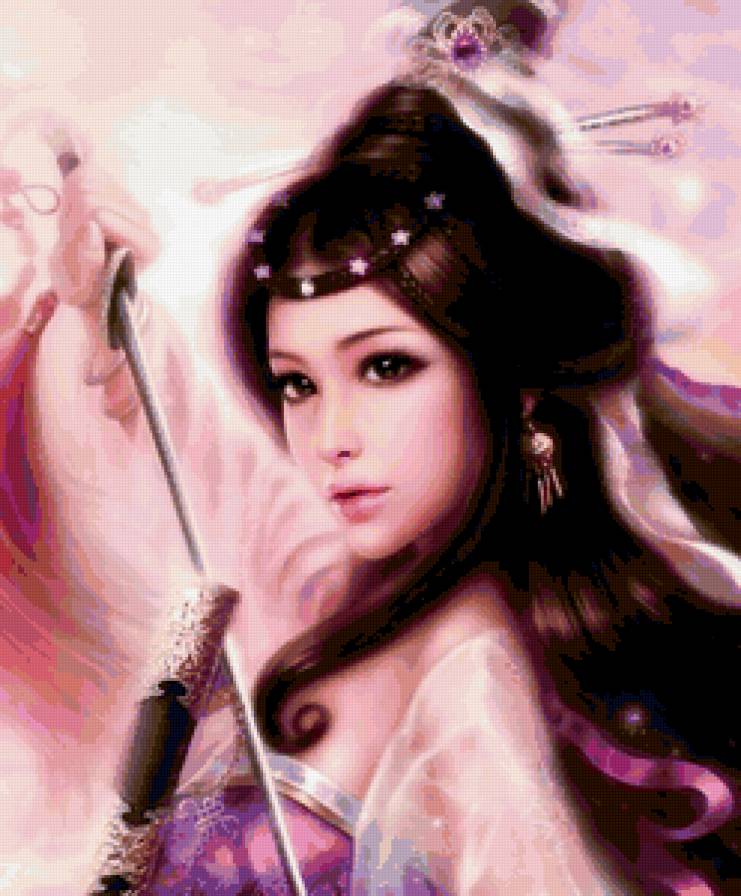 Красота женщины - ruoxing zhang, красота женщины, девушка, фэнтези, женщина - предпросмотр