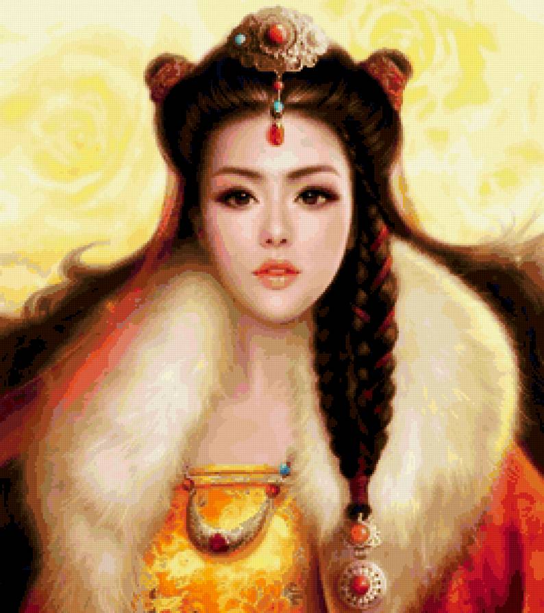 Красота женщины - женщина, красота женщины, ruoxing zhang, фэнтези, девушка - предпросмотр
