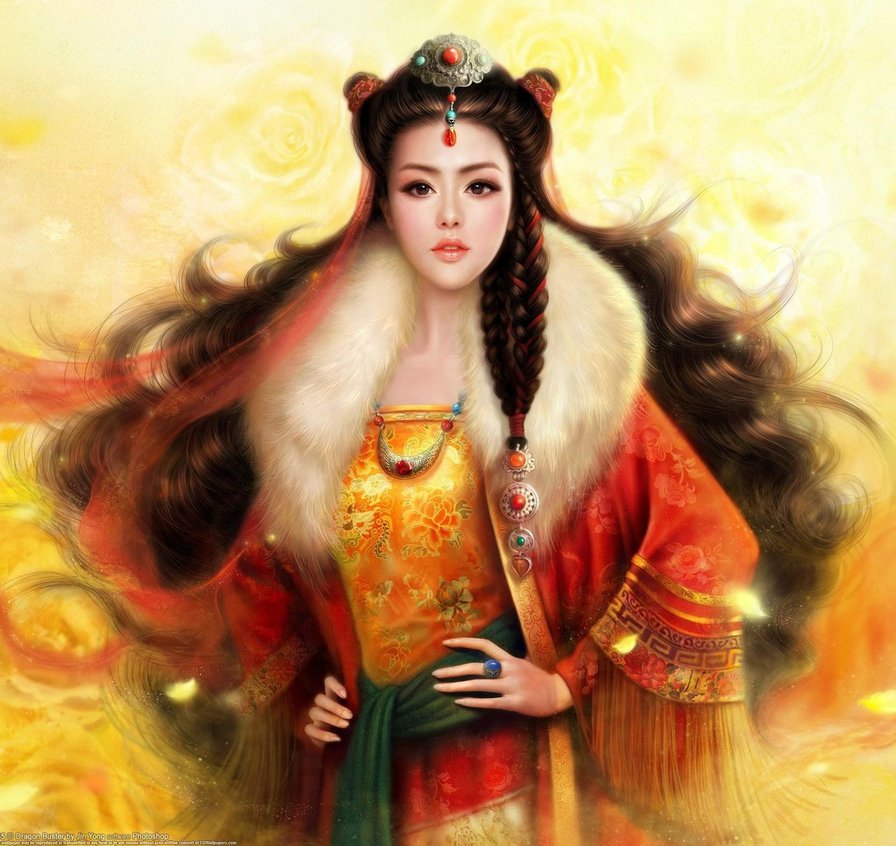 Красота женщины - ruoxing zhang, красота женщины, фэнтези, женщина, девушка - оригинал