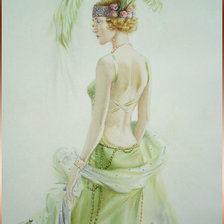 Оригинал схемы вышивки «Женские образы» (№195332)