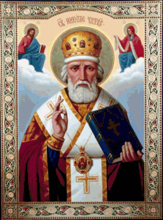 Икона Святой Николай Чудотворец - божество, икона, святые, иконы, картина, религия, православные иконы - предпросмотр