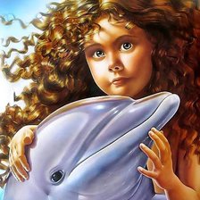 девочка и дельфин