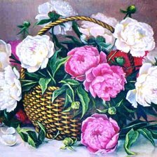 Оригинал схемы вышивки «цветы» (№196151)