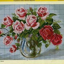 Оригинал схемы вышивки «цветы» (№196334)