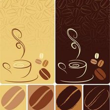 Схема вышивки «кофе дуо»