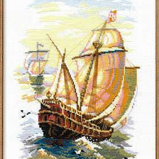 Оригинал схемы вышивки «Корабль» (№197493)