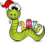 змея - новый год, змея - оригинал