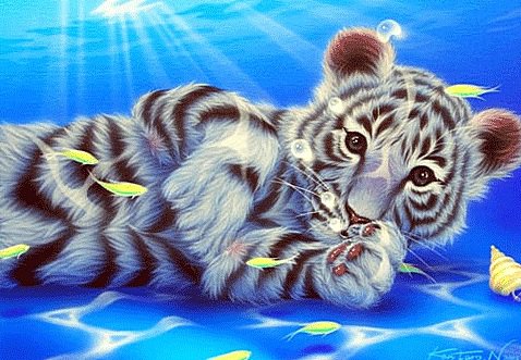 Тигрёнок - тигры, животные - оригинал