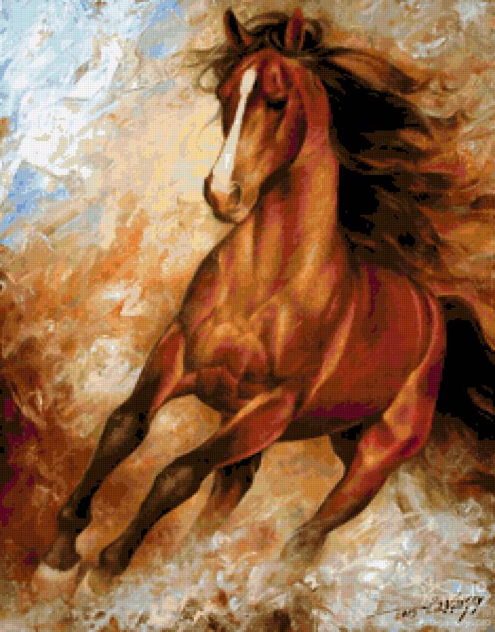 Артур Брагинский -''Вихрь'' - животные, кони, брагинский, лошадь, лошади - предпросмотр