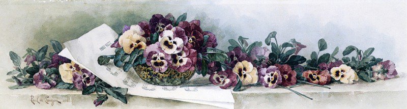 Прекрасные цветы от Лонгре 5 - цветы, картина, лонгре, живопись, натюрморт - оригинал