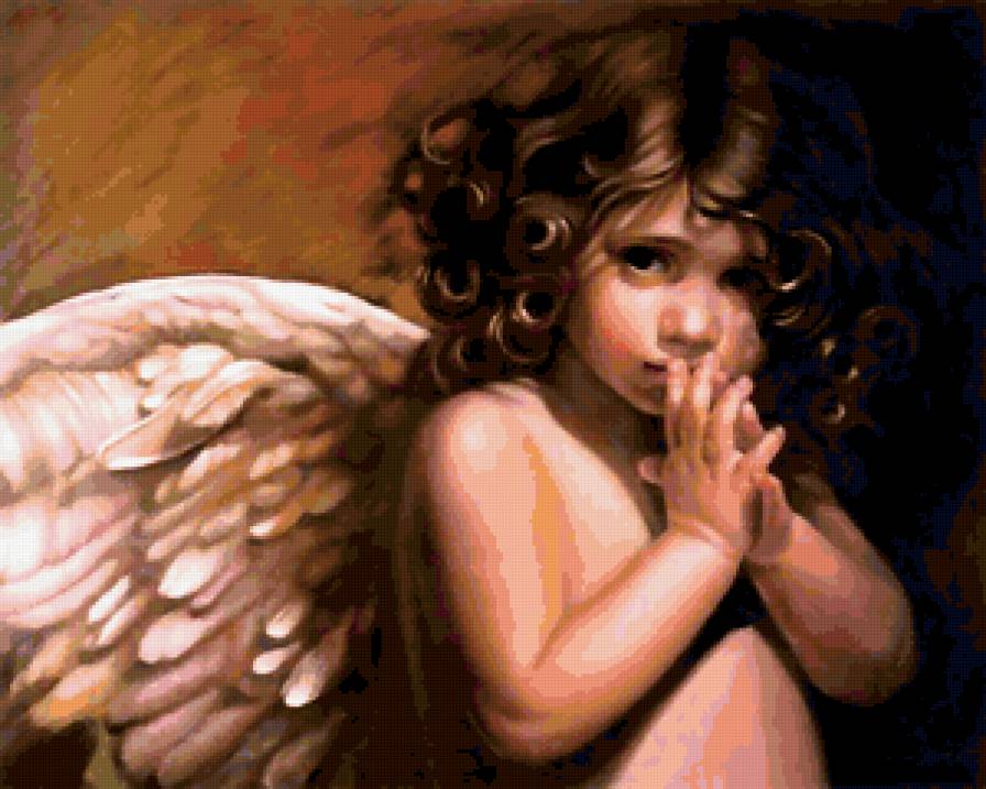 Ангелочек - ангел, ребенок - предпросмотр
