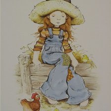 Оригинал схемы вышивки «Детство» (№200978)