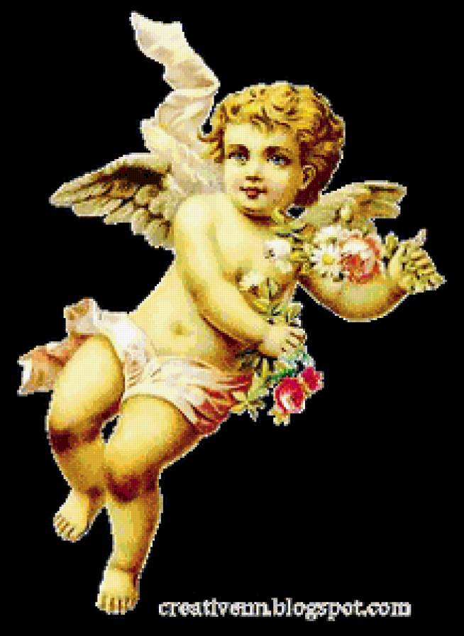 Ангелочек - купидон, ангел, херувим, ангелочек - предпросмотр