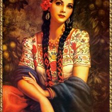Оригинал схемы вышивки «мексиканская красавица» (№202123)