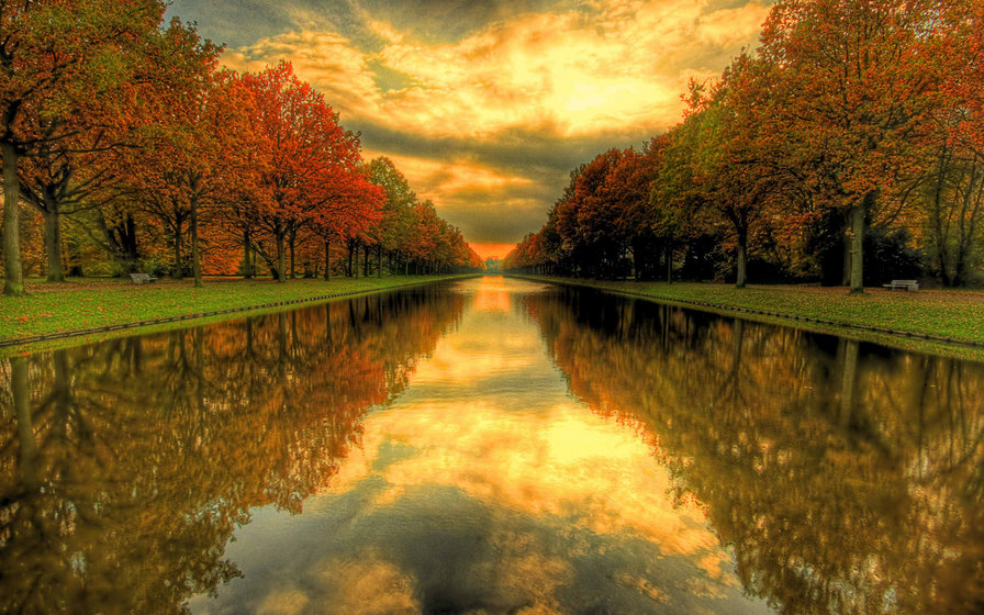 Золотая осень - природа, пейзаж - оригинал