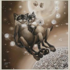 Коты и кошки №1( работы Надежды Соколовой)