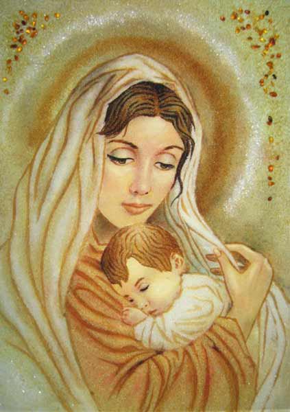 Любовь матери - иконы, ребенок, материнство, мать, дети, мама, малыш, живопись - оригинал