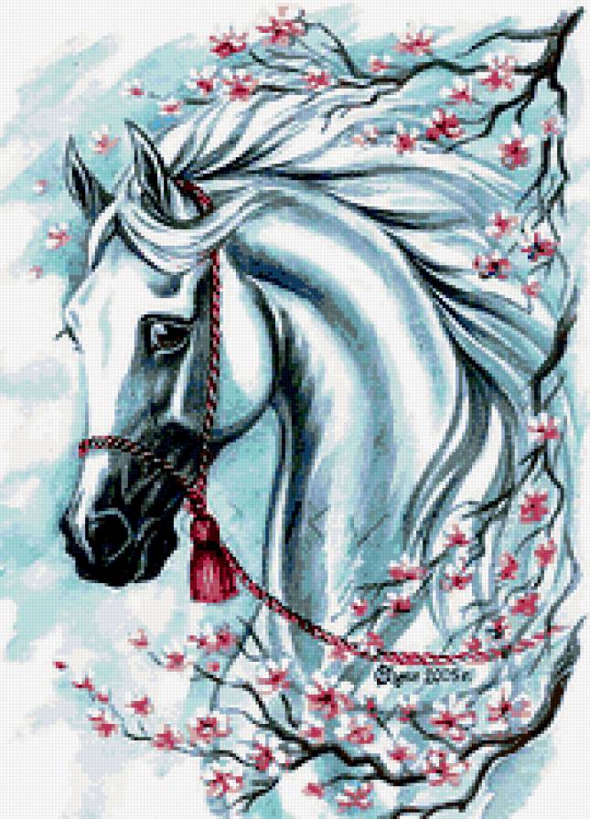 Красавица-лошадка - кони, лошадка, животные - предпросмотр