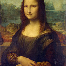 Оригинал схемы вышивки «Мона Лиза» (№202489)