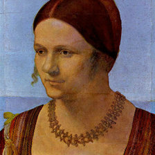 Схема вышивки «Альбрехт Дюрер.Портрет женщины.»
