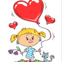 Валентинка - сердечки, любовь, валентинка, дети, сердце, валентинки - оригинал