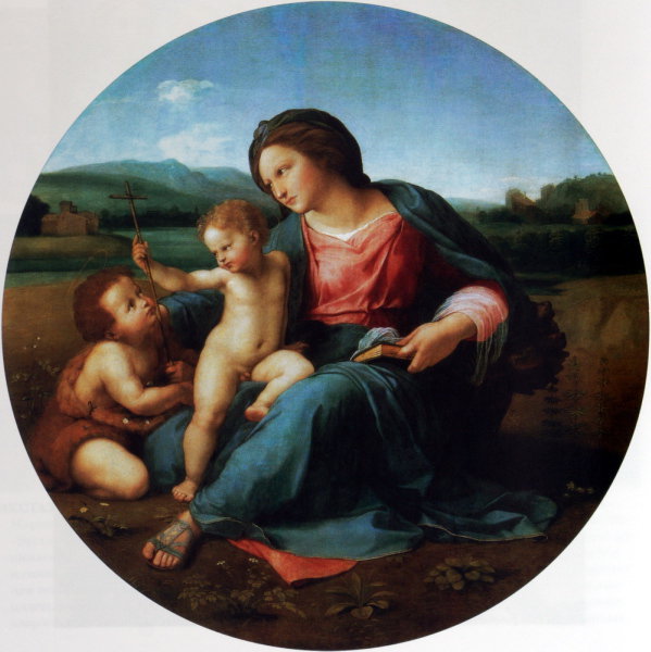 Мадонна Альба 1510 - религия, святые, иконы, живопись - оригинал