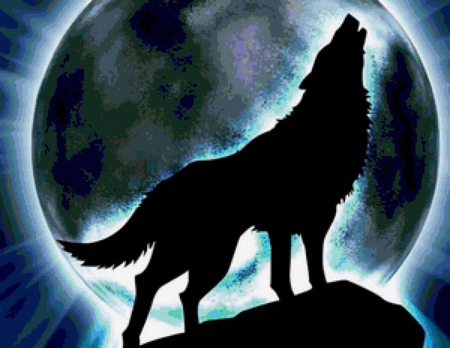 Луна и волк - предпросмотр