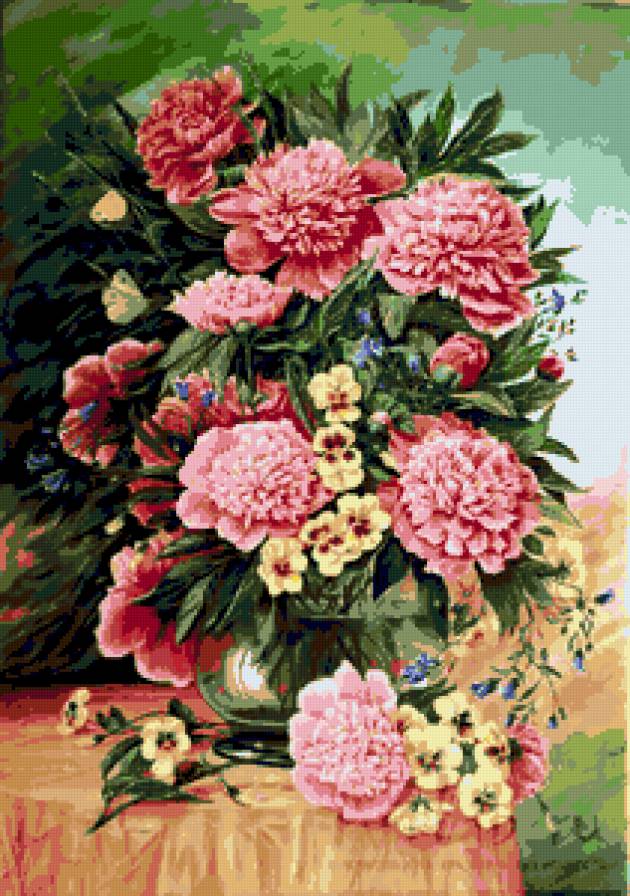 №204384 - картина, цветы, букет - предпросмотр