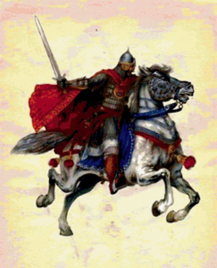 богатырь - жеребец, защитник, георгий, герой, всадник, рыцарь, конь, воин - предпросмотр