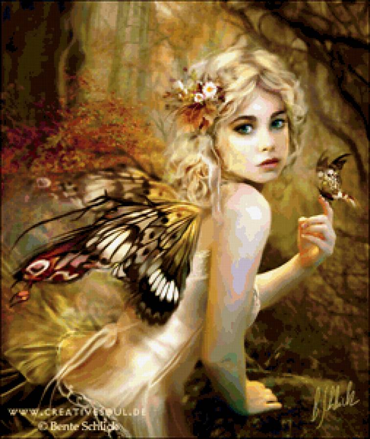 фея - ангел, женщина - предпросмотр