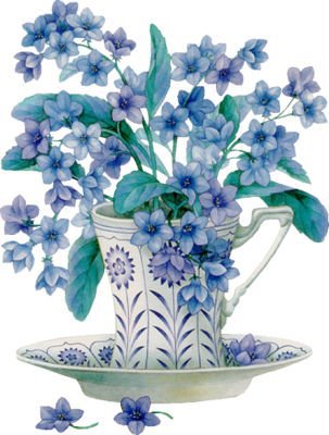№205942 - ваза, чашка, цветы, букет - оригинал