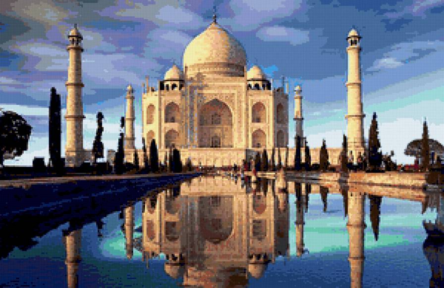Тадж Махал - замок, индия, дворец - предпросмотр