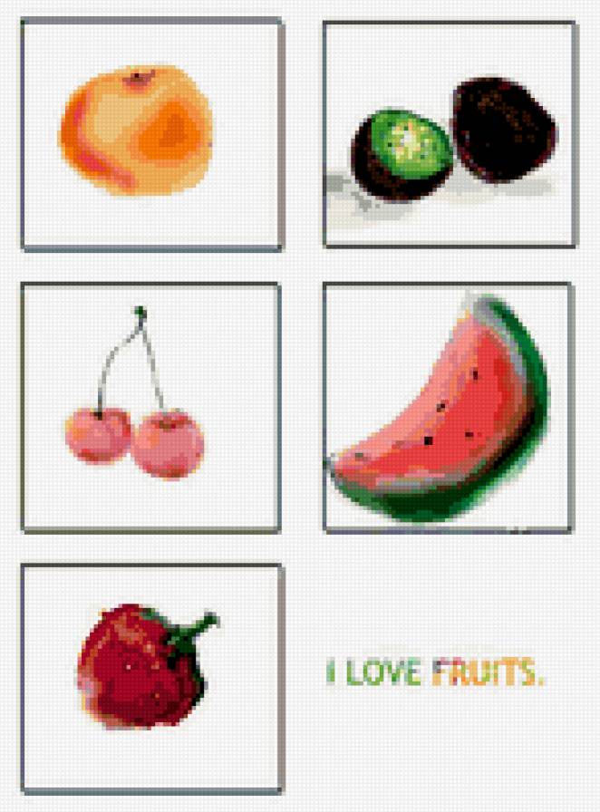 I love fruits - предпросмотр