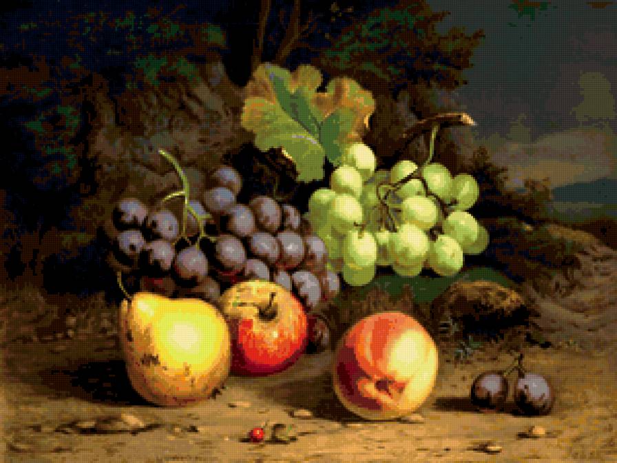 Louis Prang - фрукты, натюрморт - предпросмотр
