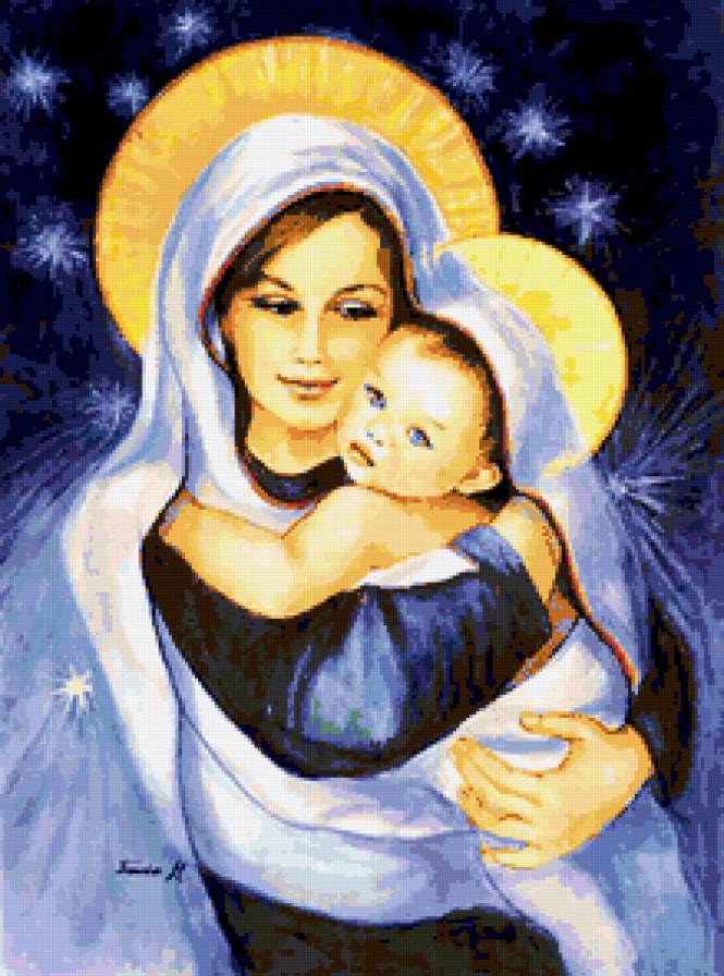 мама - материнство, дети, ребенок, живопись, малыш, мать, иконы, мама - предпросмотр
