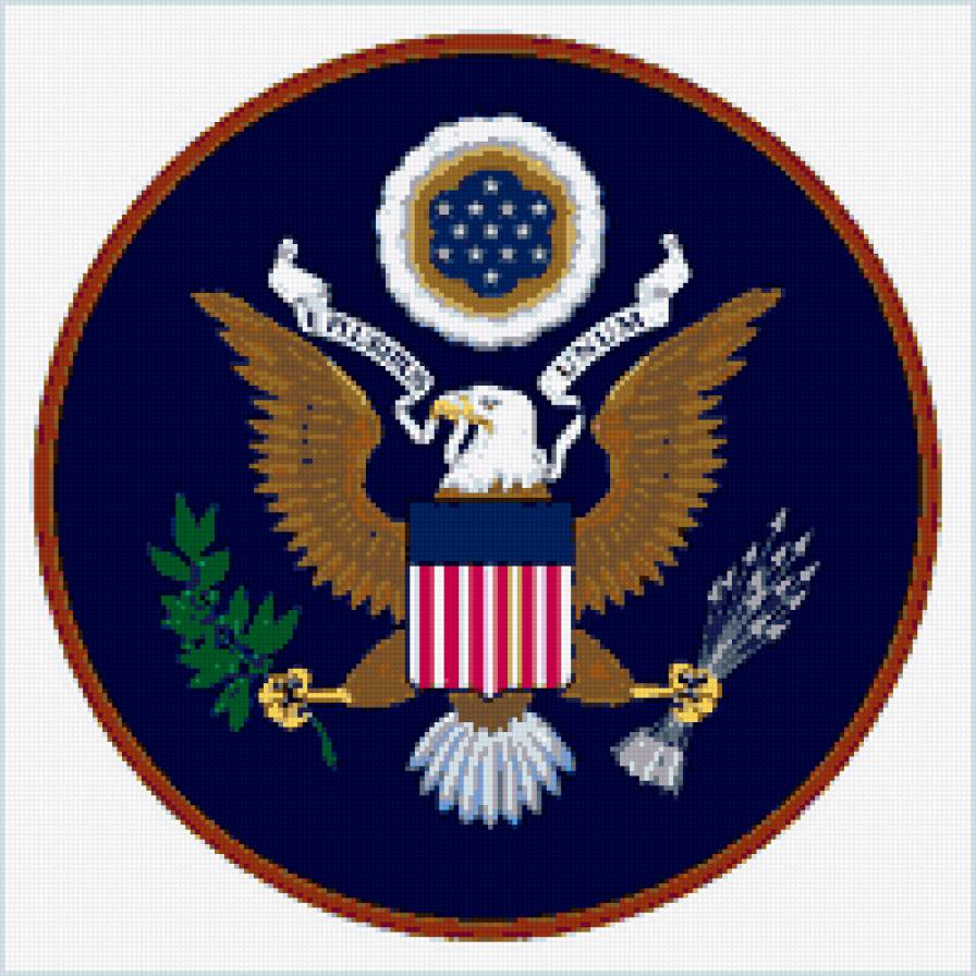 Герб Америки - соединенные штаты, америка, герб, геральдика, свобода - предпросмотр