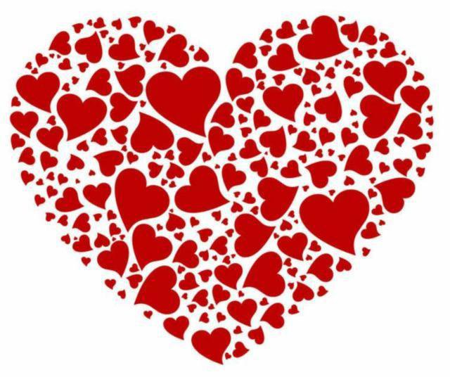 валентинка - сердце, любовь, монохром, сердечки, валентинка, валентинки - оригинал