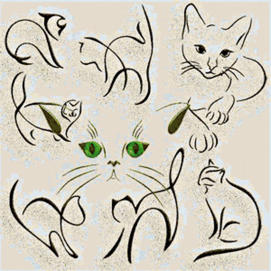 кошки - кот, животные, кошкa, коты, котенок, домашние животные, кошки - предпросмотр